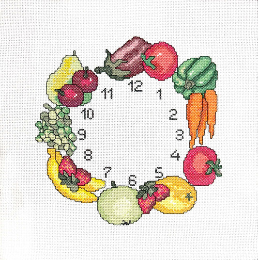 Relógio de fruta